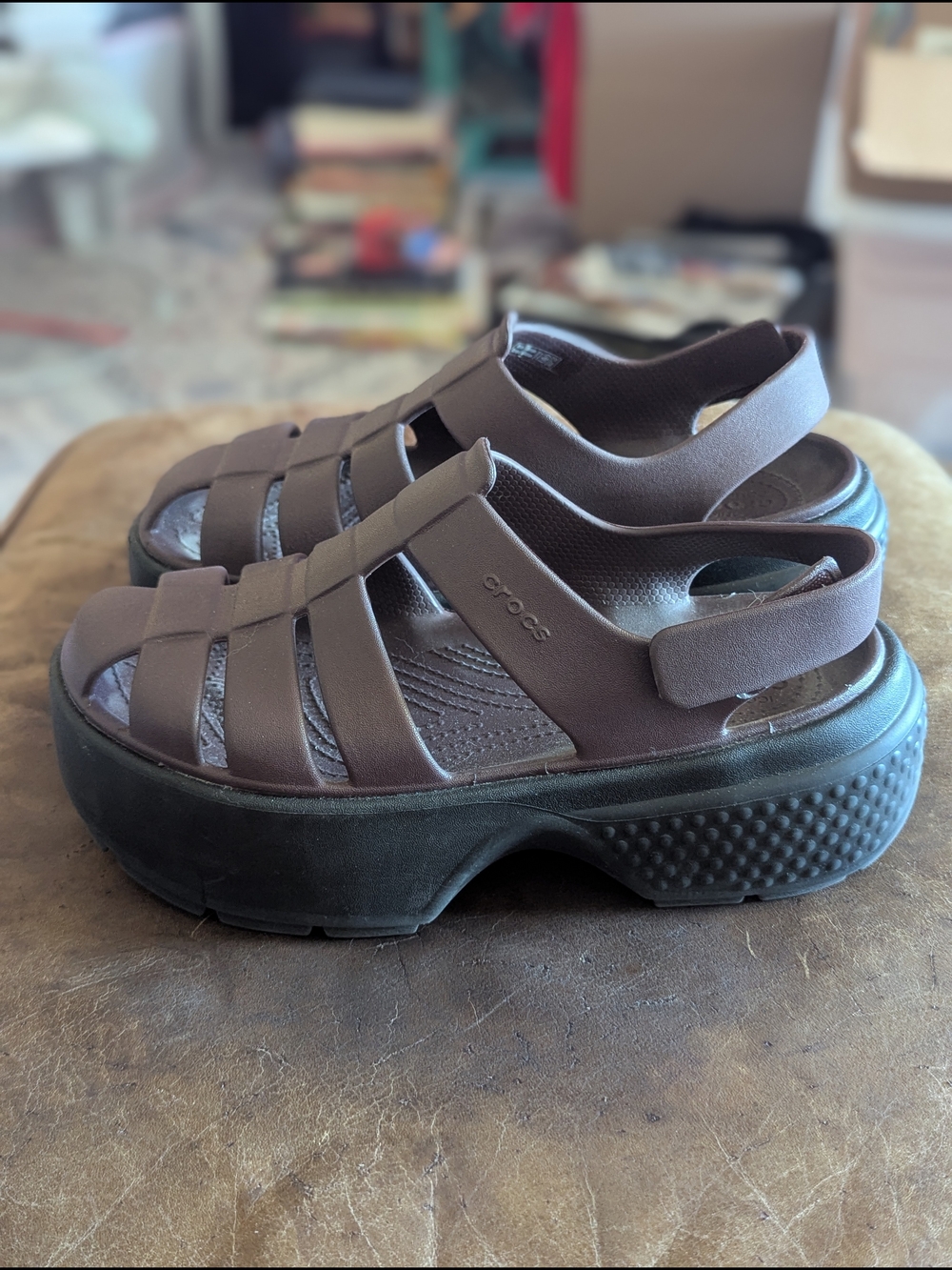 Crocs Stomp Platform Fisherman Sandals